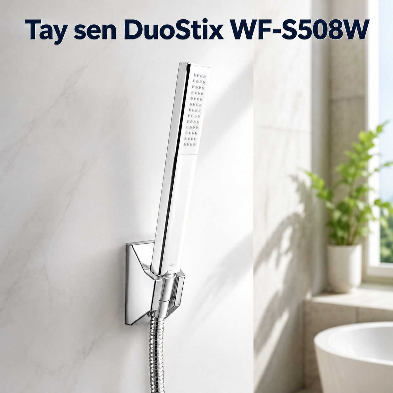 Tay sen American Standard DuoStix WF-S508W màu trắng CROME WF-S508W