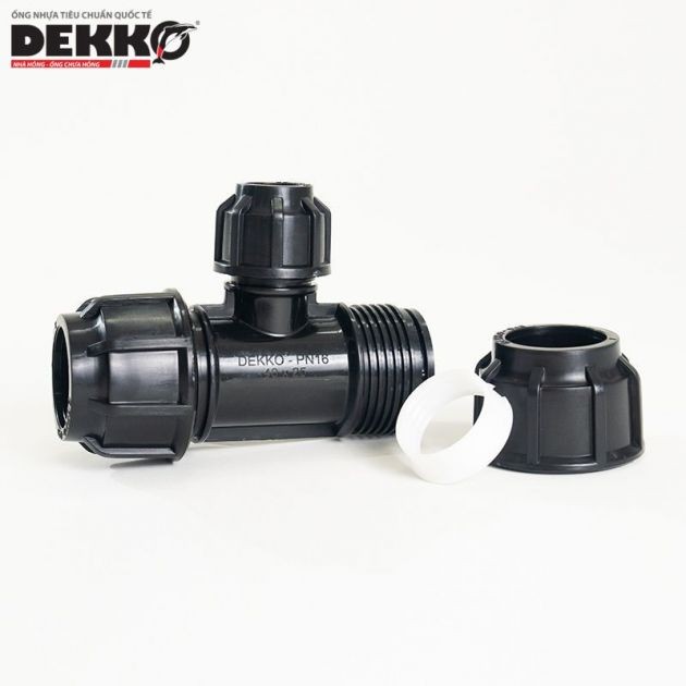 Tê chuyển bậc HDPE Dekko (phụ kiện nối nhanh)