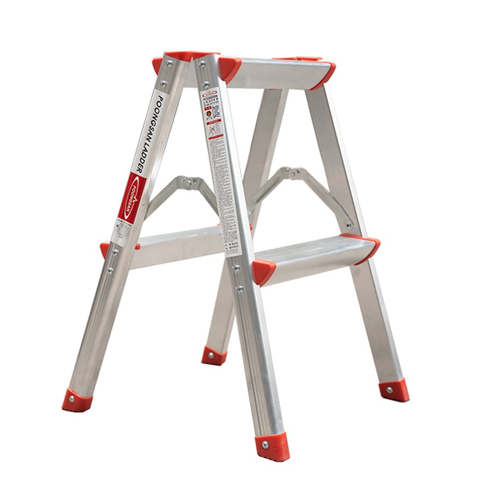 Thang ghế nhôm chữ A Poongsan PS-5002 cao 50,5 cm