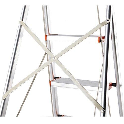 Thang ghế nhôm Nikawa NKA-03 3 bậc, tay vịn cao 118 cm