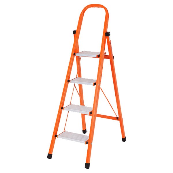 Thang ghế nhôm Nikawa NKS-04 4 bậc, tay vịn cao 134 cm