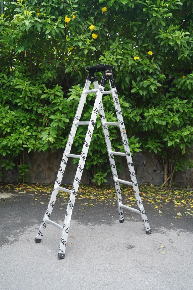 Thang nhôm chữ A Boodoor HM20 cao 2 m tải 120 kg