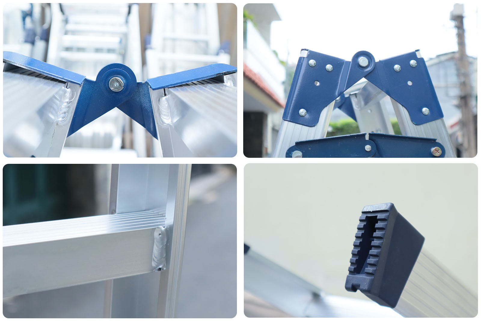 Thang nhôm chữ A IG WMT-06 2 × 6 bậc tải 100 kg