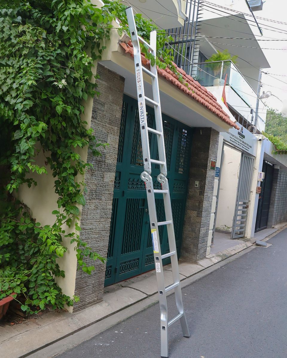Thang nhôm chữ A khóa sập Nikita Nika-15 – chữ A 1,5 m, chữ I 3 m