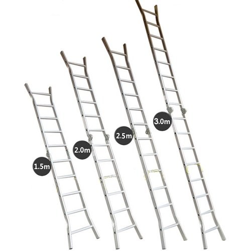 Thang nhôm chữ A khóa sập Nikita Nika-25 – chữ A 2,47 m, chữ I 4,8 m