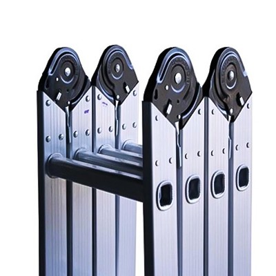 Thang nhôm gấp 4 khúc Boodoor GK20 chữ A 2 m, chữ I 4 m