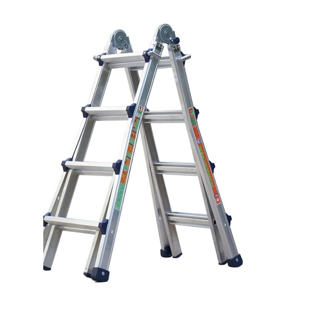 Thang nhôm gấp chữ A IG LS44 Hàn Quốc – chữ A 2,13 m, chữ I 4,41 m