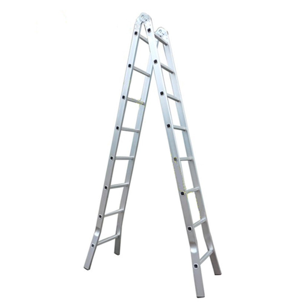 Thang nhôm khóa sập tự động Nikita Nika-30 chữ A 3 m, duỗi thẳng 6 m