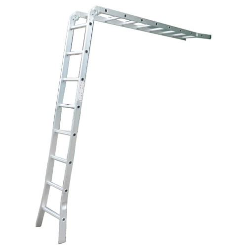 Thang nhôm khóa sập tự động Nikita Nika-30 chữ A 3 m, duỗi thẳng 6 m