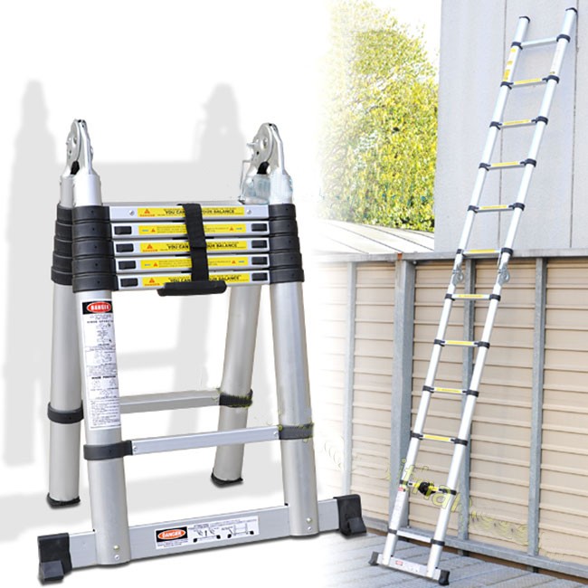 Thang nhôm rút chữ A Nikita AI56 (NKT-AI56) – chữ A 2,8 m, chữ I 5,6 m