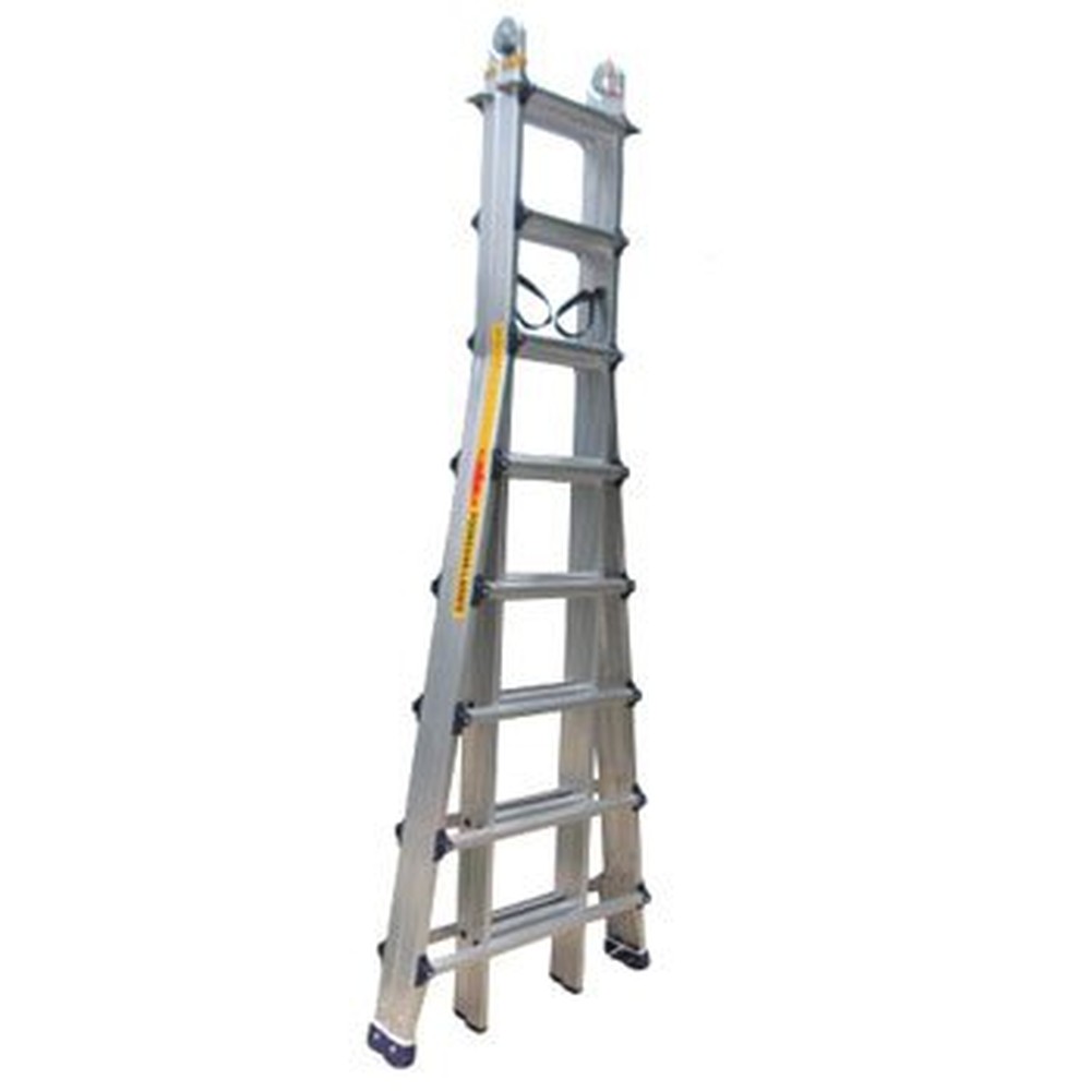 Thang nhôm rút đa năng Poongsan PS-48 – chữ A 2,4 m kéo dài 4,37 m