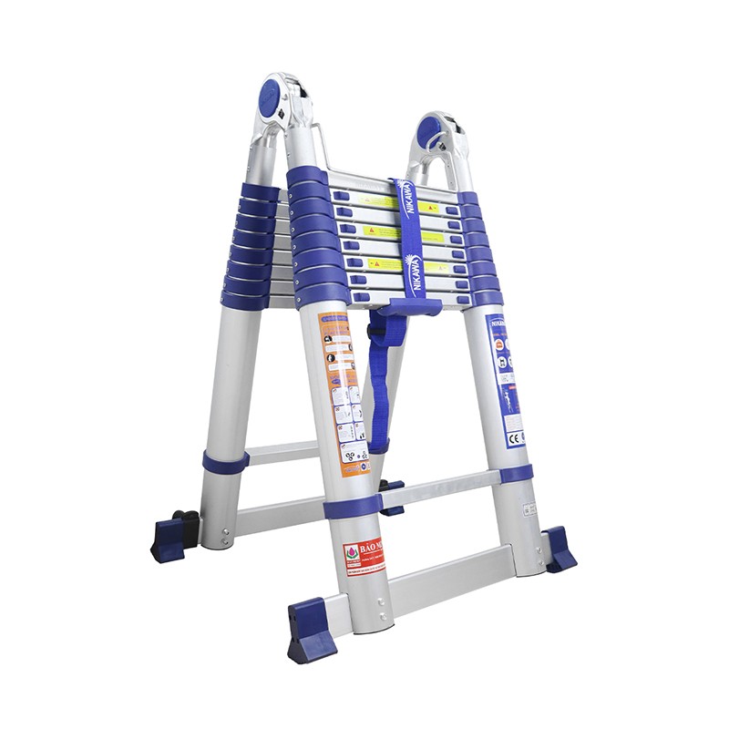Thang nhôm rút đôi Nikawa NK-56AI-PRI – chữ A 2,7 m, chữ I 5,6 m, tải 150 kg