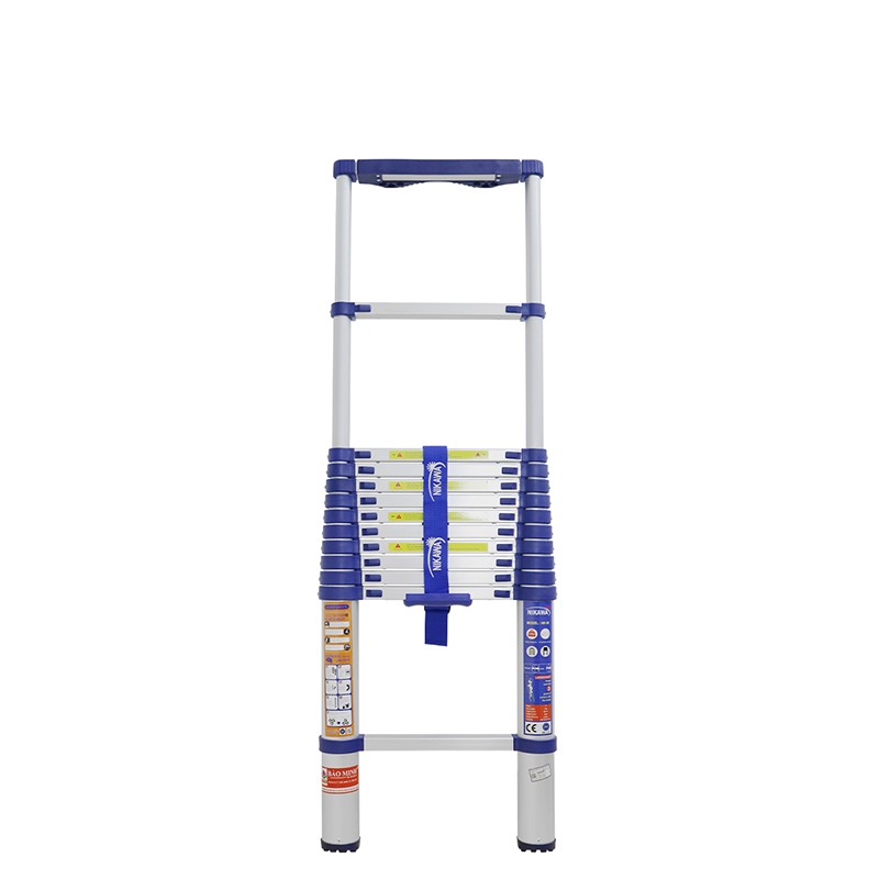 Thang nhôm rút đơn Nikawa NK-38 cao 3,8 m, 13 bậc, tải 150 kg