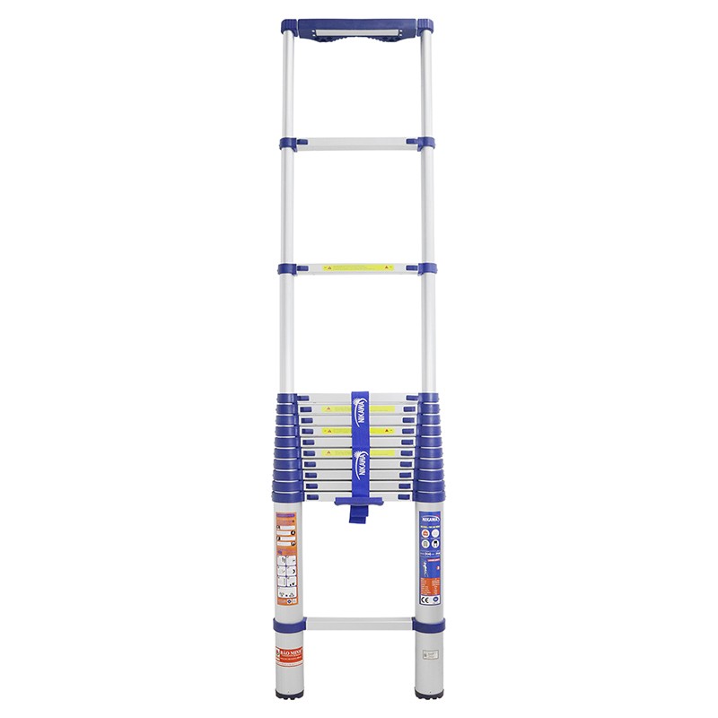 Thang nhôm rút đơn Nikawa NK-50 cao 5 m – 14 bậc