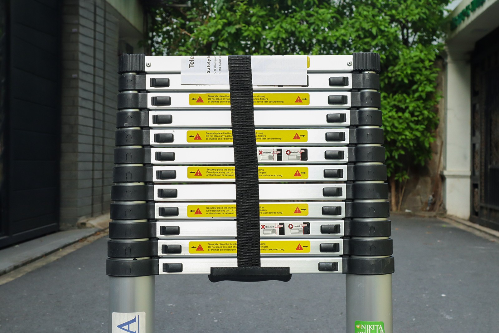 Thang nhôm rút đơn Nikita KN-R50 (NKT-TL500) 5 m, 13 bậc, tải 150 kg