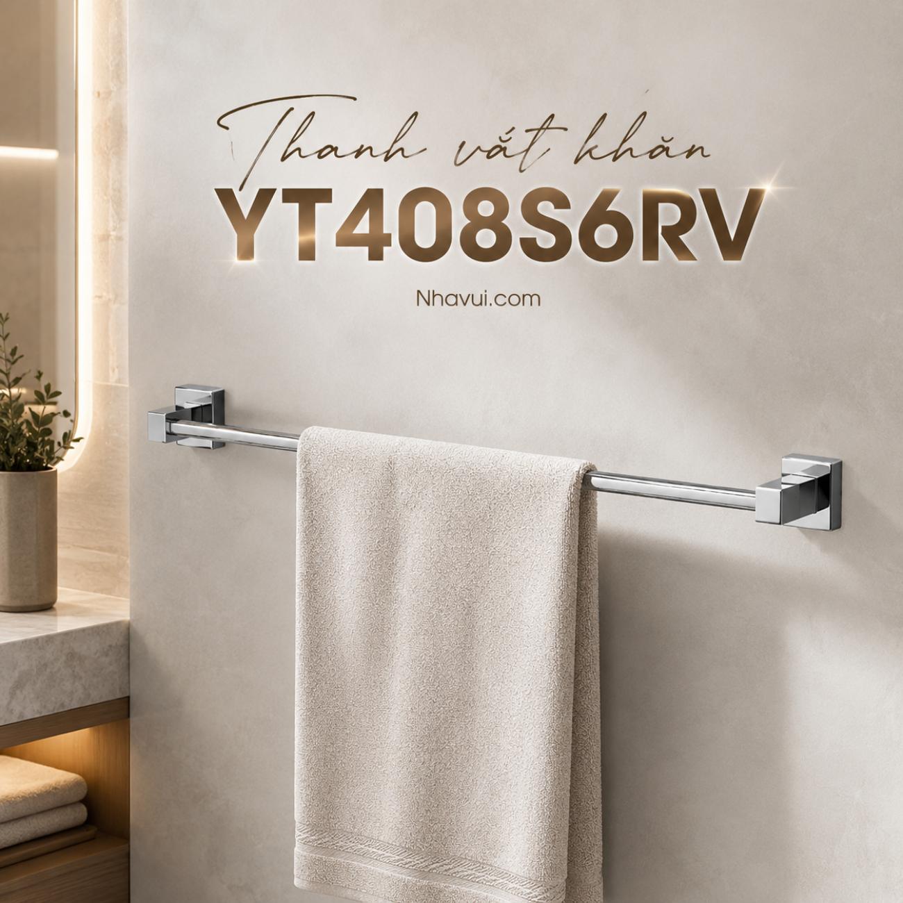 Thanh vắt khăn TOTO YT408S6RV loại vuông 610 mm