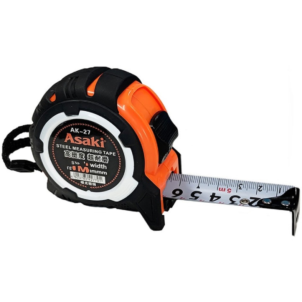 Thước cuộn nền trắng Asaki AK-2776 3 m x 19 mm