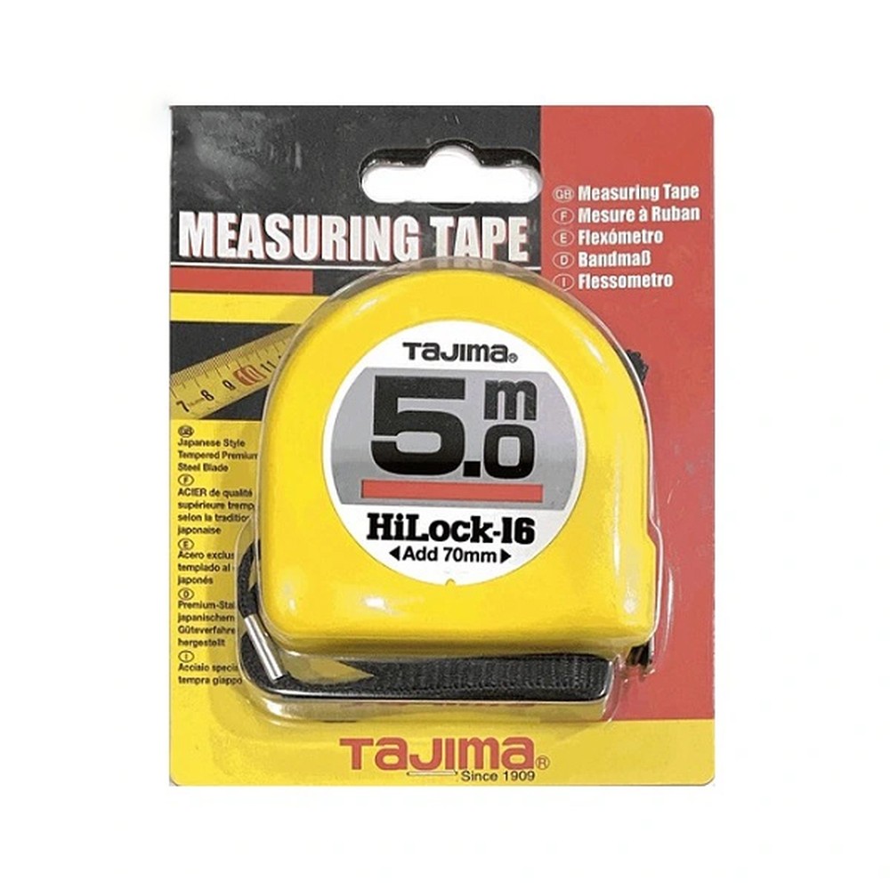 Thước cuộn Tajima H6P50MW dài 5 m, bản 16 mm