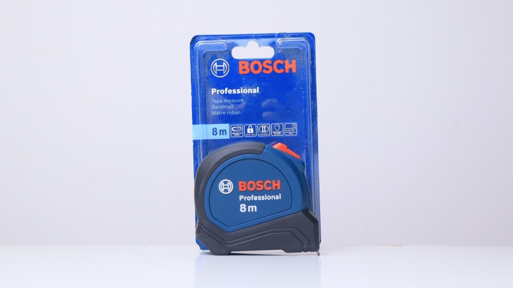 Thước cuộn thép Bosch 1600A01V3S 8 m bản 27 mm