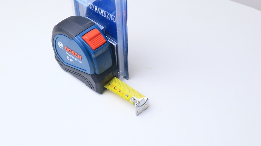 Thước cuộn thép Bosch 1600A01V3S 8 m bản 27 mm