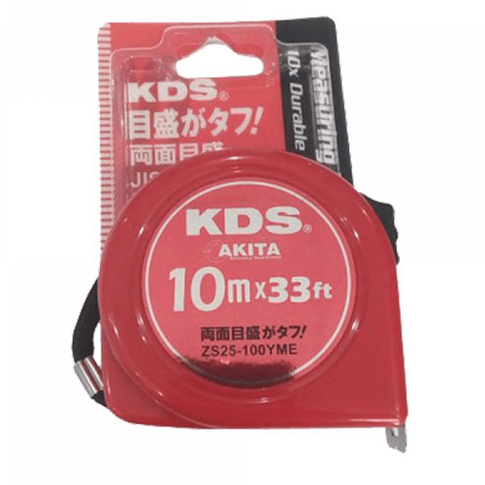 Thước cuộn thép KDS ZS25-100 WM 10 m bản 25 mm