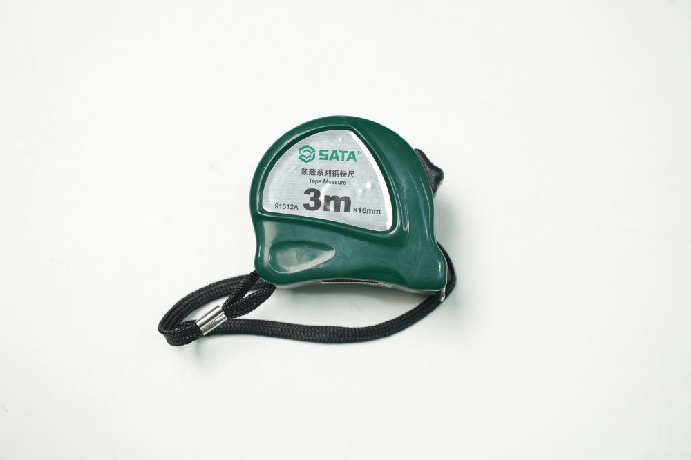Thước cuộn thép Sata 91312A 3 m – vỏ nhựa ABS