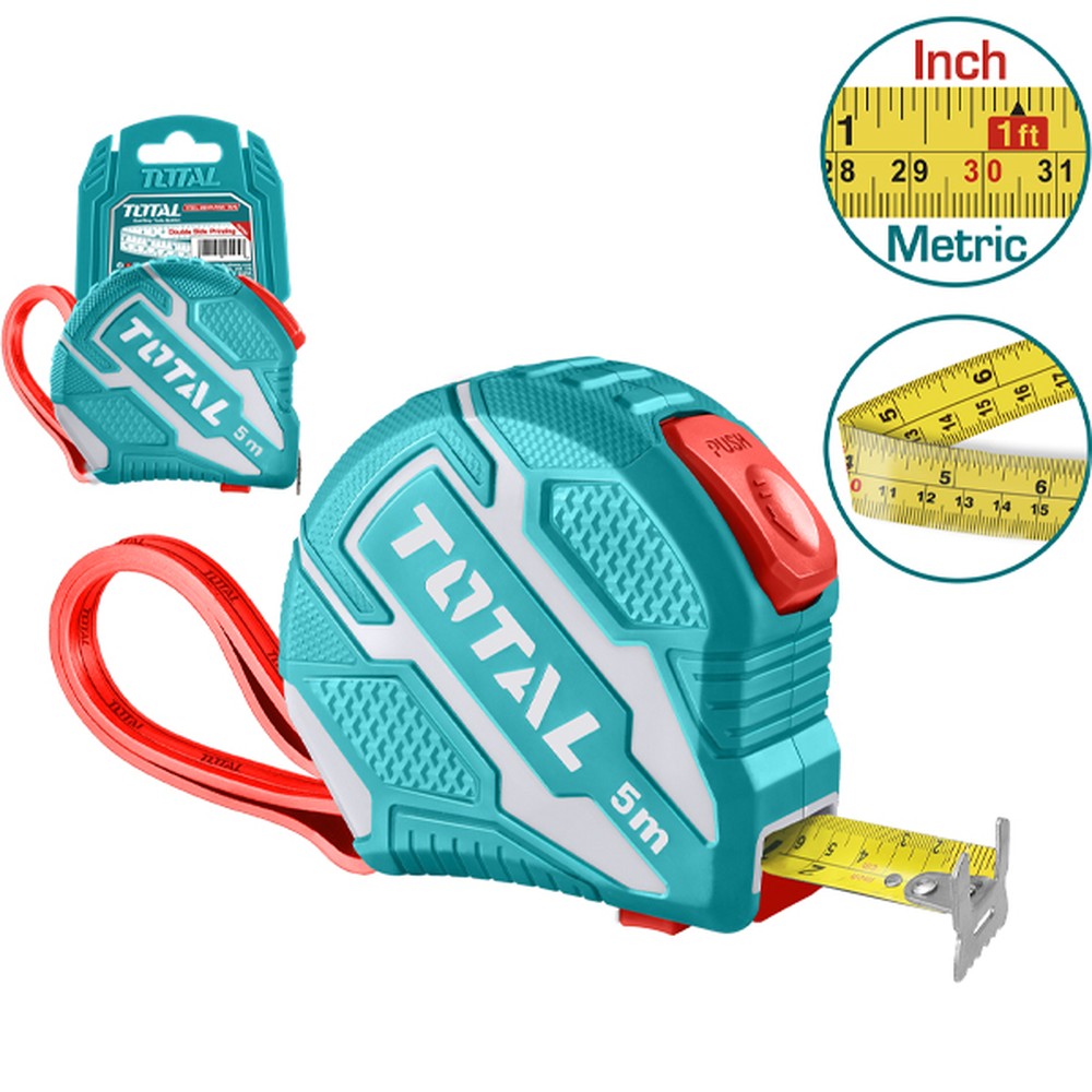 Thước cuộn thép Total TMT126252 dài 5 m bản 25 mm