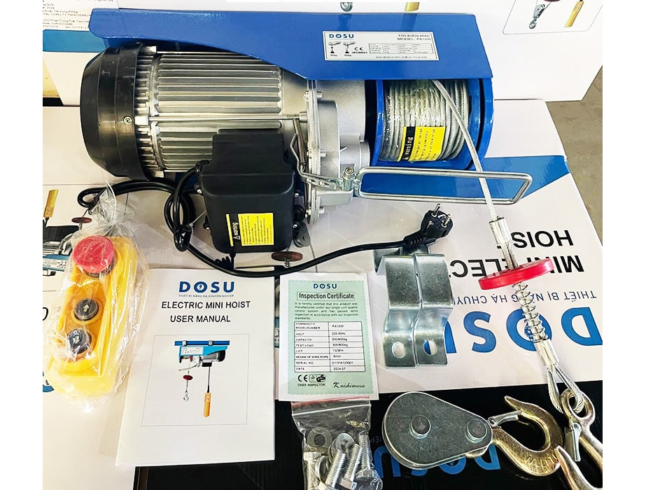 Tời điện Dosu PA200 220V