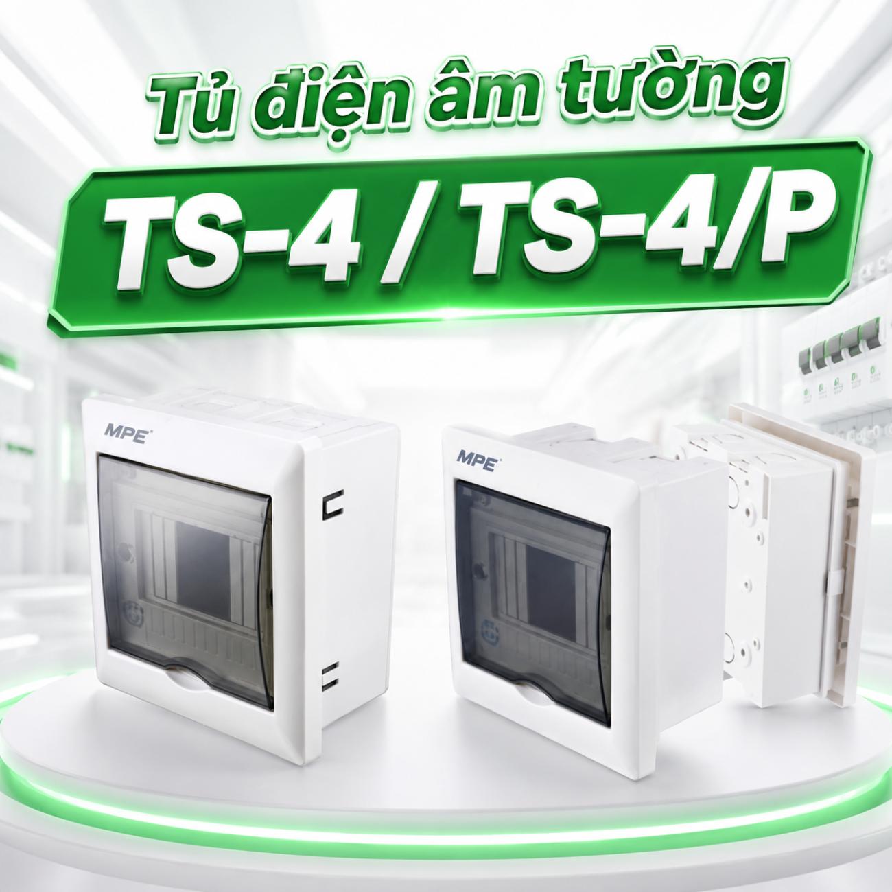 Tủ điện âm tường MPE TS-4 / TS-4/P