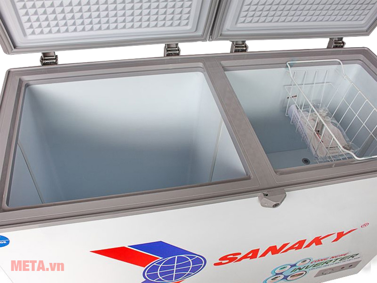 Tủ đông 2 ngăn đông mát Sanaky Inverter VH-3699W3 260 lít
