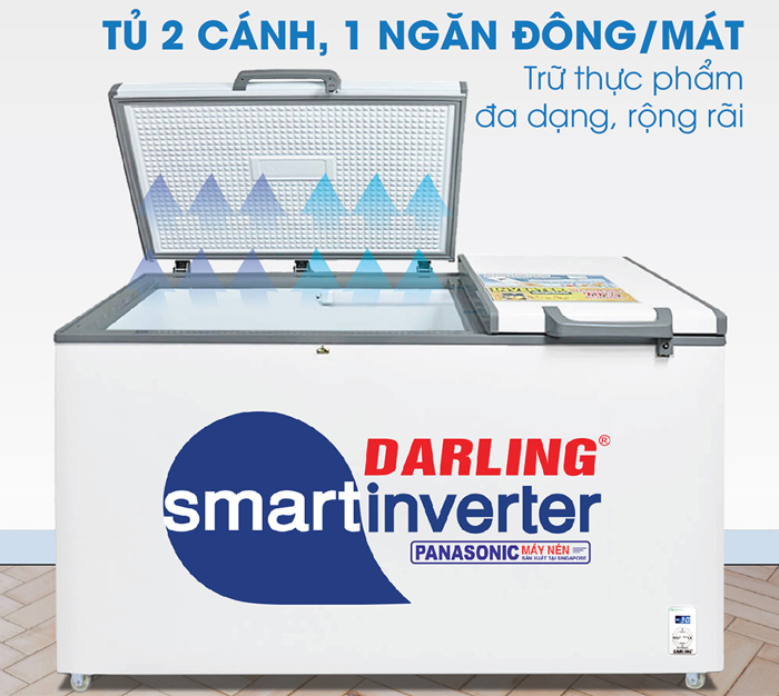 Tủ đông Darling Inverter 770 lít DMF-7779 ASI-1