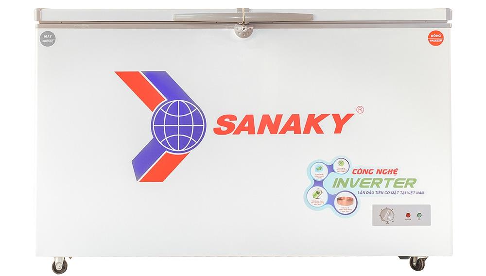 Tủ đông mát Sanaky Inverter 280 lít VH-4099W3 2 ngăn 2 cánh