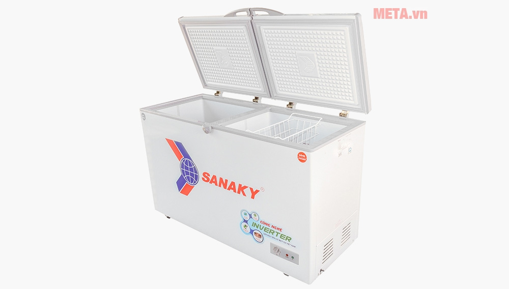 Tủ đông mát Sanaky Inverter 280 lít VH-4099W3 2 ngăn 2 cánh