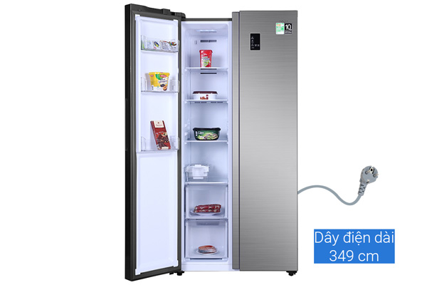 Tủ lạnh Aqua Inverter 480 lít AQR-S480XA Side by Side