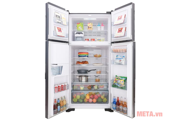 Tủ lạnh Hitachi Inverter 540 lít R-FW690PGV7 (GBK)