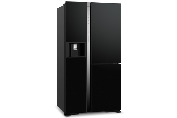 Tủ lạnh Hitachi Inverter 569 lít R-MX800GVGV0(GBK) 3 cánh kính đen
