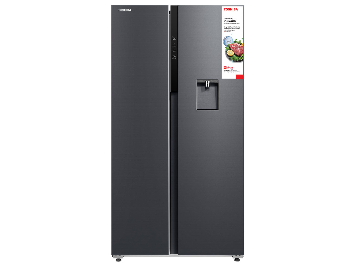 Tủ lạnh Toshiba Inverter Side by Side 596 lít GR-RS775WI-PMV(06)-MG