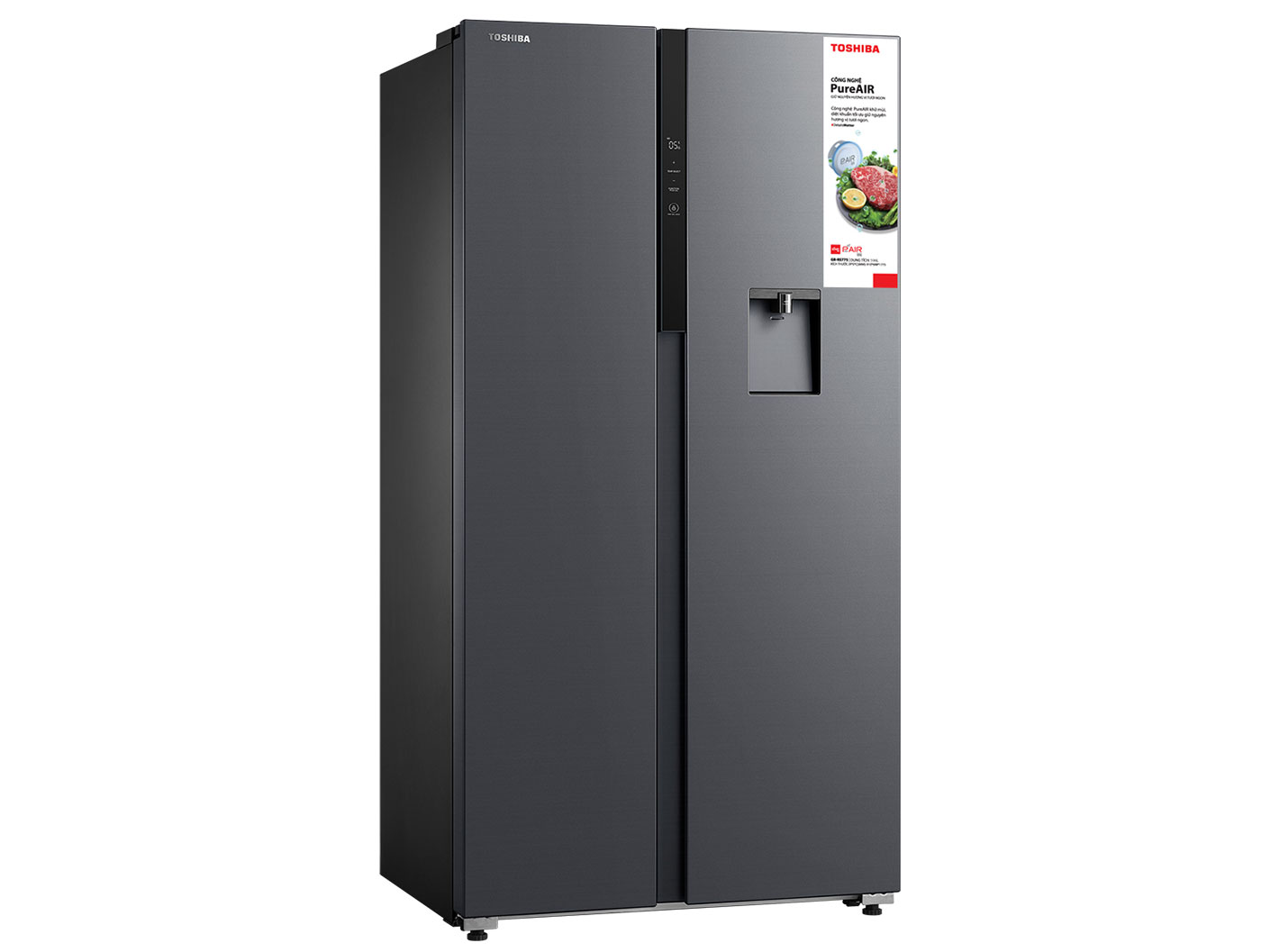 Tủ lạnh Toshiba Inverter Side by Side 596 lít GR-RS775WI-PMV(06)-MG