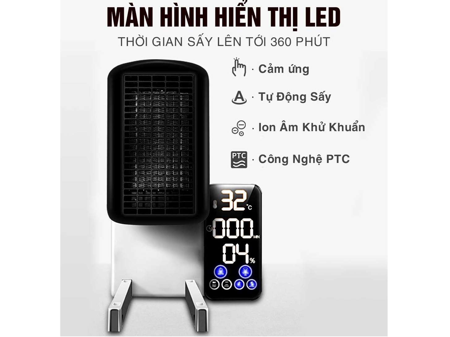Tủ sấy quần áo Sowun SW 869S 30kg 1.600W