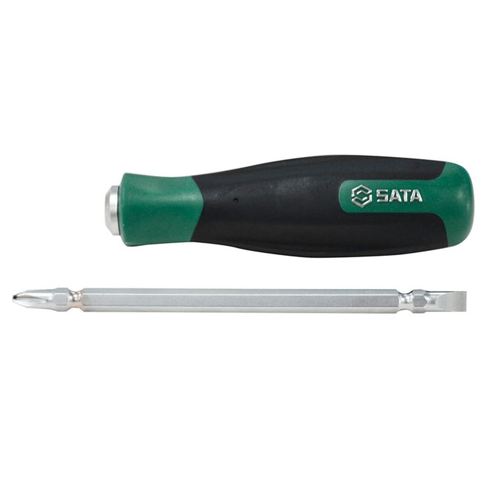 Tua vít 2 đầu Sata 66202 6 x 38 mm (dẹp và bake)