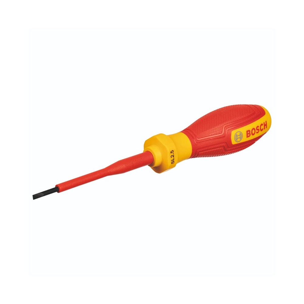 Tua vít cách điện VDE đầu dẹt Bosch 1600A02NC0 SL2.5