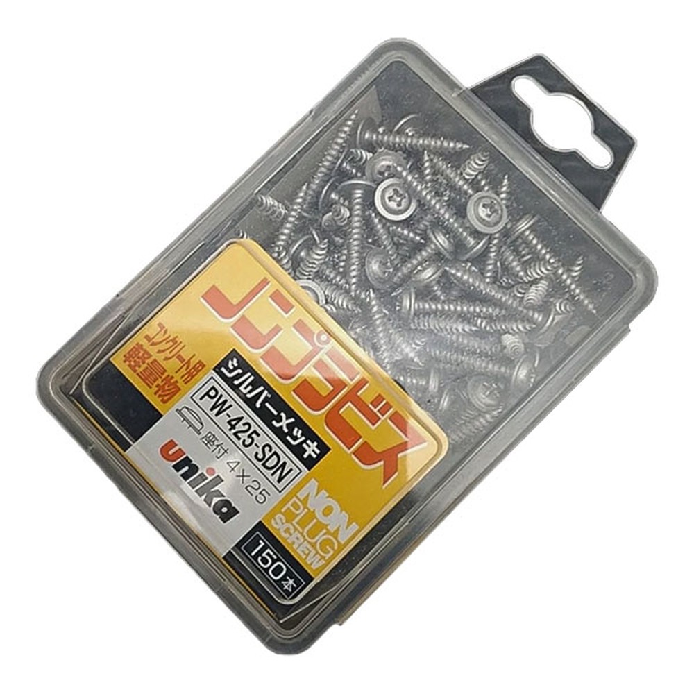 Vít bê tông đầu dù 4.0 x 25 mm Unika PW-425-SDN hộp 150 con