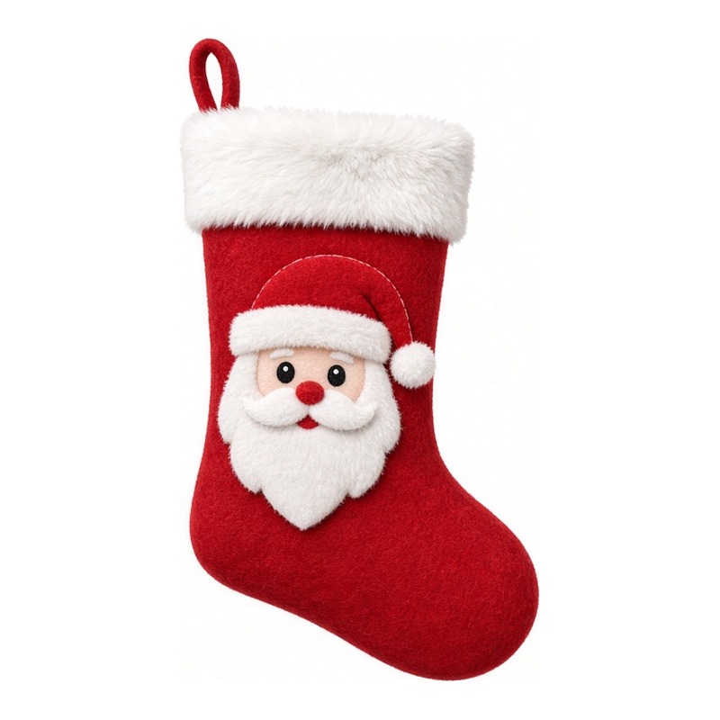 Vớ (tất) ông già Noel treo cây 25cm