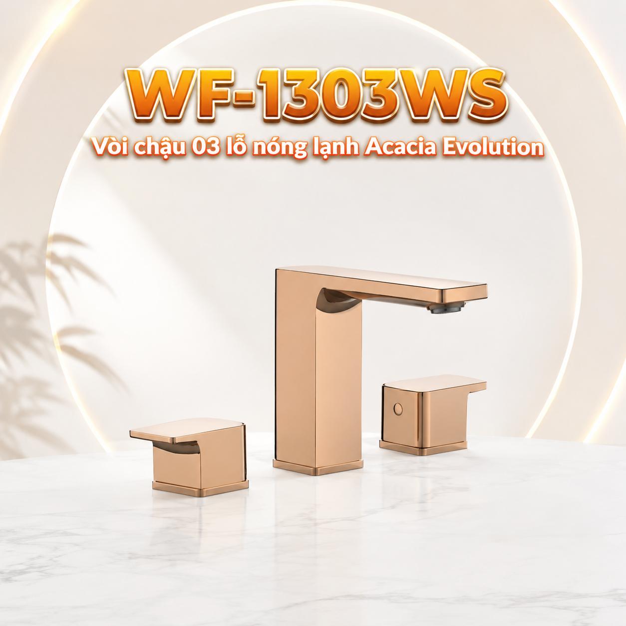 Vòi chậu 03 lỗ nóng lạnh American Standard Acacia Evolution WF-1303WS