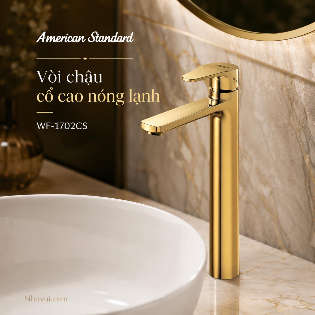 Vòi chậu cổ cao American Standard WF-1702CS Signature