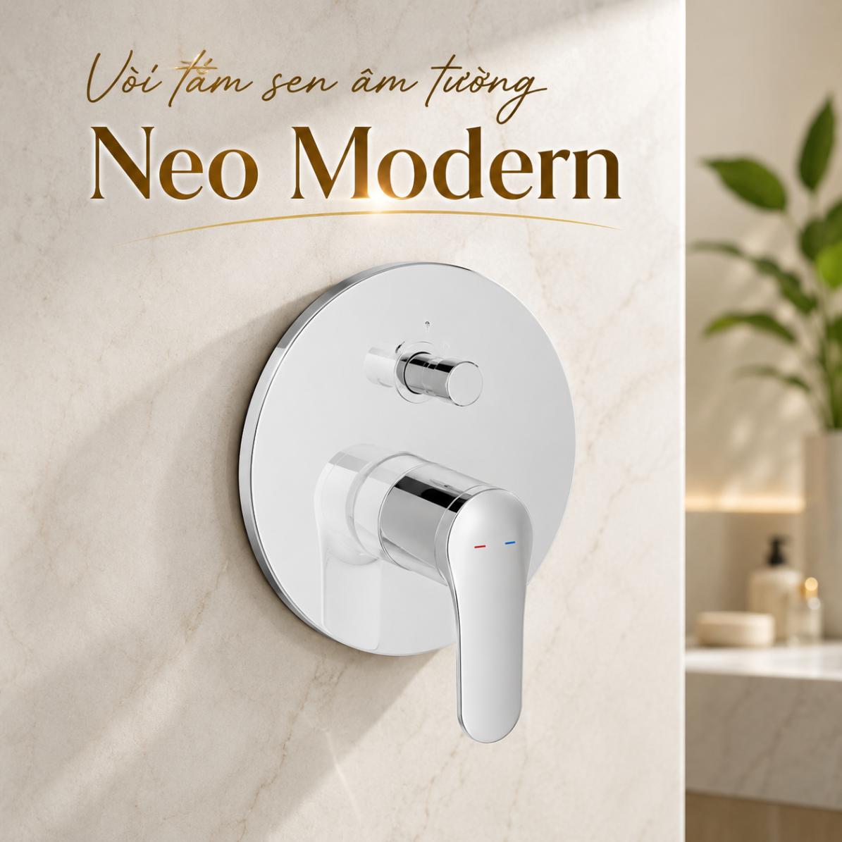 Vòi tắm sen âm tường American Standard Neo Modern WF-0721