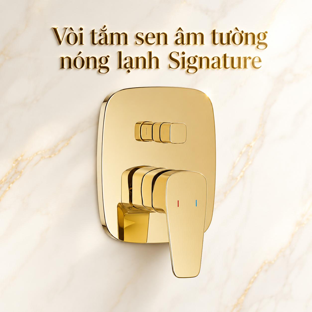 Vòi tắm sen âm tường nóng lạnh American Standard Signature WF-1721CS