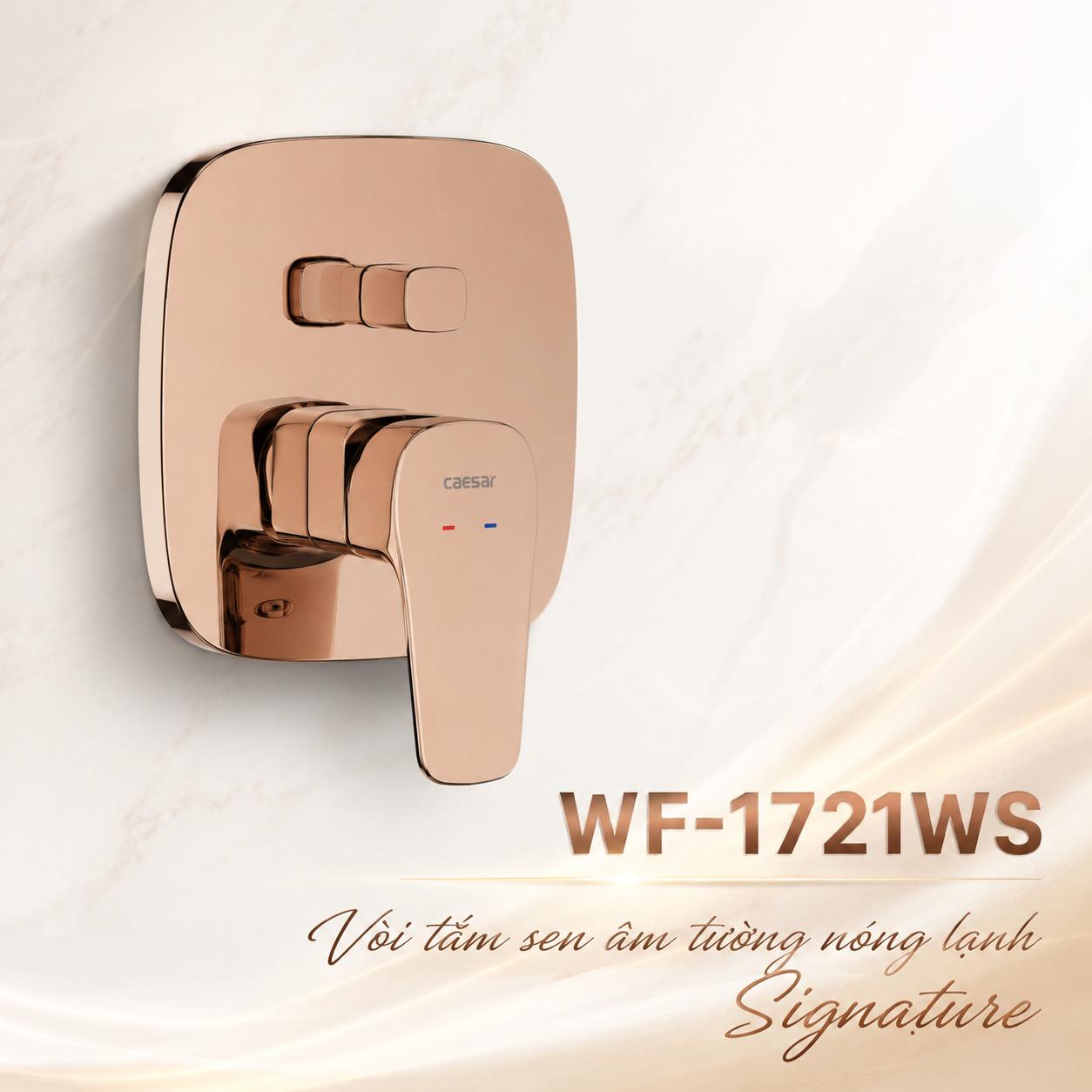Vòi tắm sen âm tường nóng lạnh American Standard Signature WF-1721WS