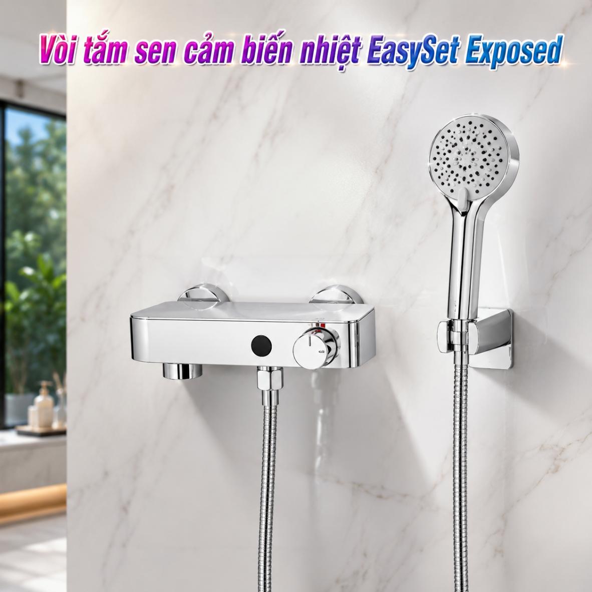 Vòi tắm sen cảm biến nhiệt American Standard EasySet Exposed WF-4954