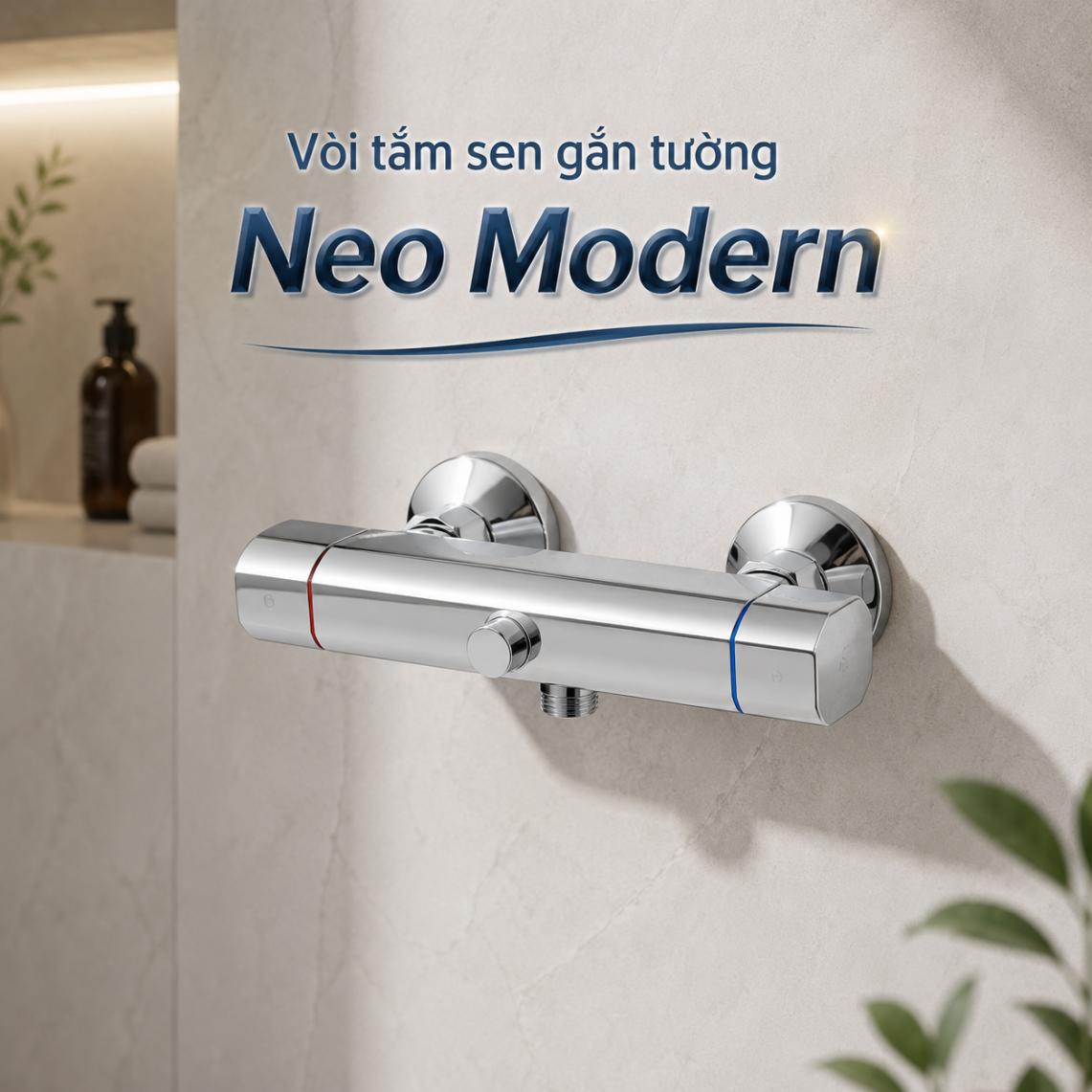 Vòi tắm sen gắn tường American Standard Neo Modern WF-0715